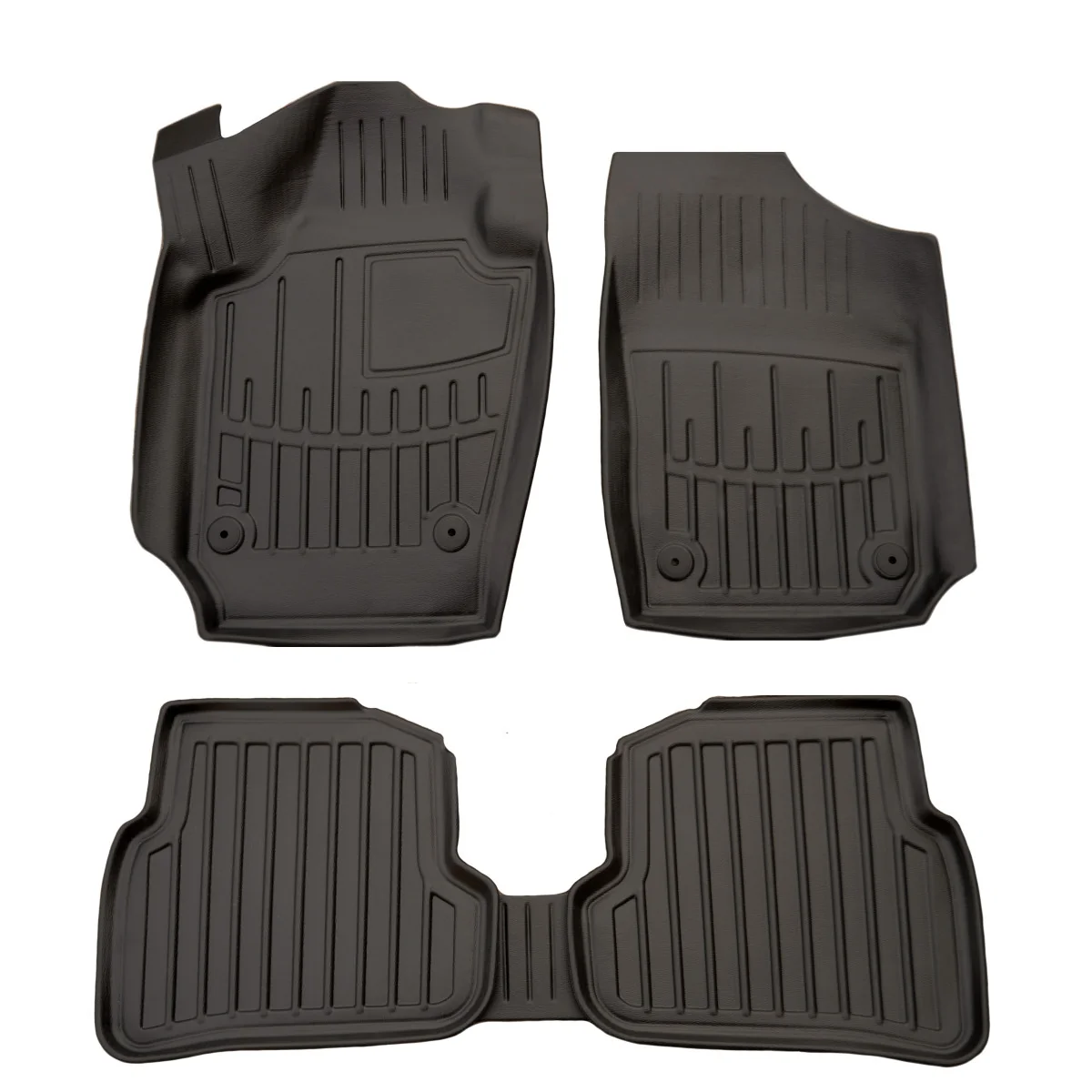 "Mataí urláir carranna, Mataí rubair carranna 3D, do VOLKSWAGEN Polo V (2009-2017), mataí urláir Polo image"