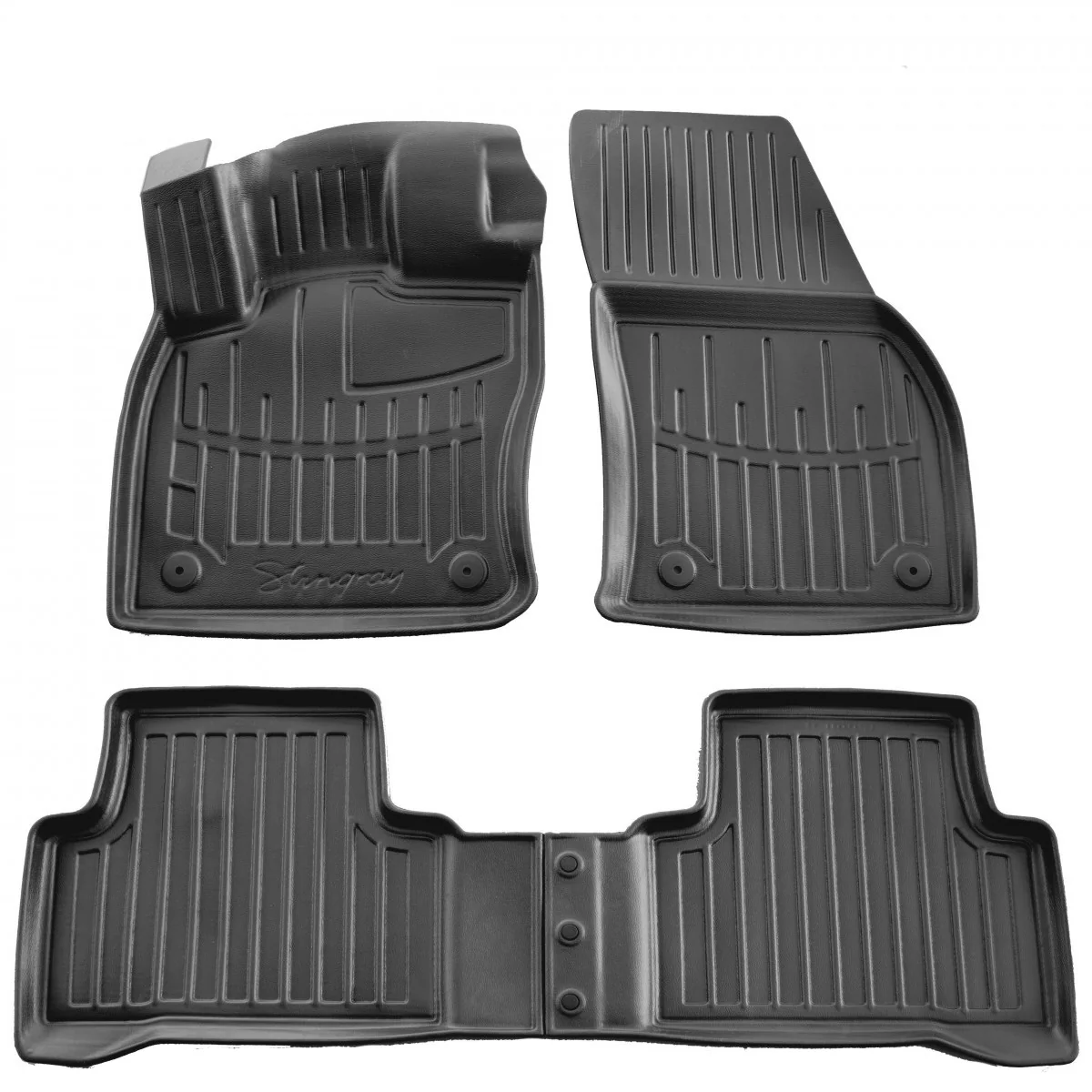"Mataí urláir rubair VW Touran, 3D, passgenau, Mataí urláir carranna rubair image"