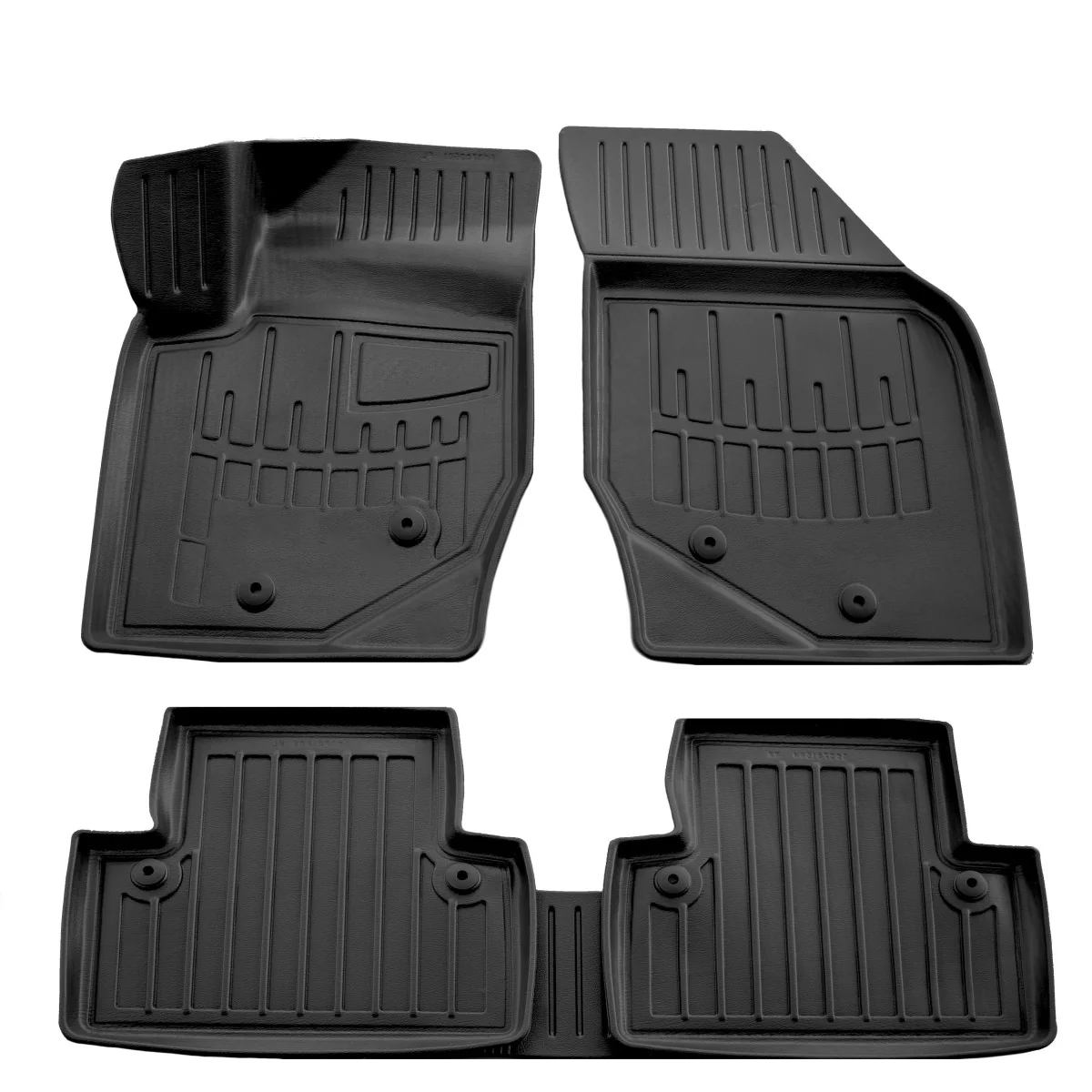 "Mataí urláir rubair Volvo XC90, Mataí urláir 3D, 2002-2014, Mataí cosanta urláir gluaisteán, Polyurethan, le imeall ard image"