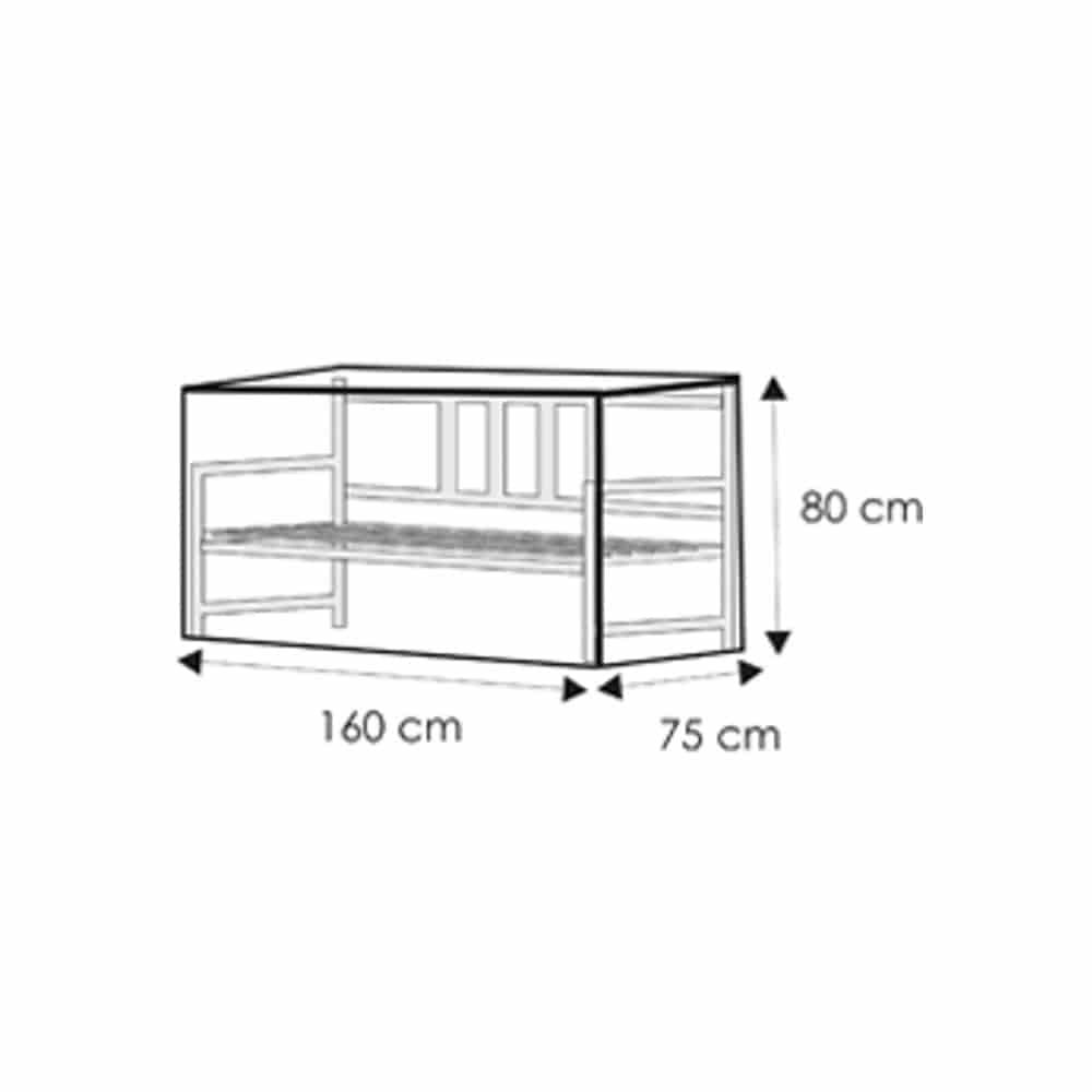 Schutzhülle Deluxe rechteckiger Tisch,ca.90x90x40-6