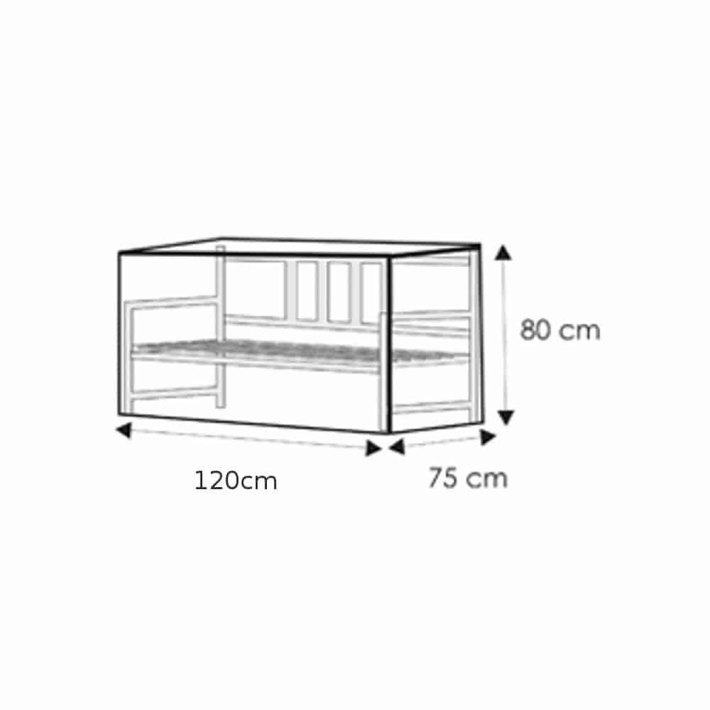 Schutzhülle Deluxe rechteckiger Tisch,ca.90x90x40-7