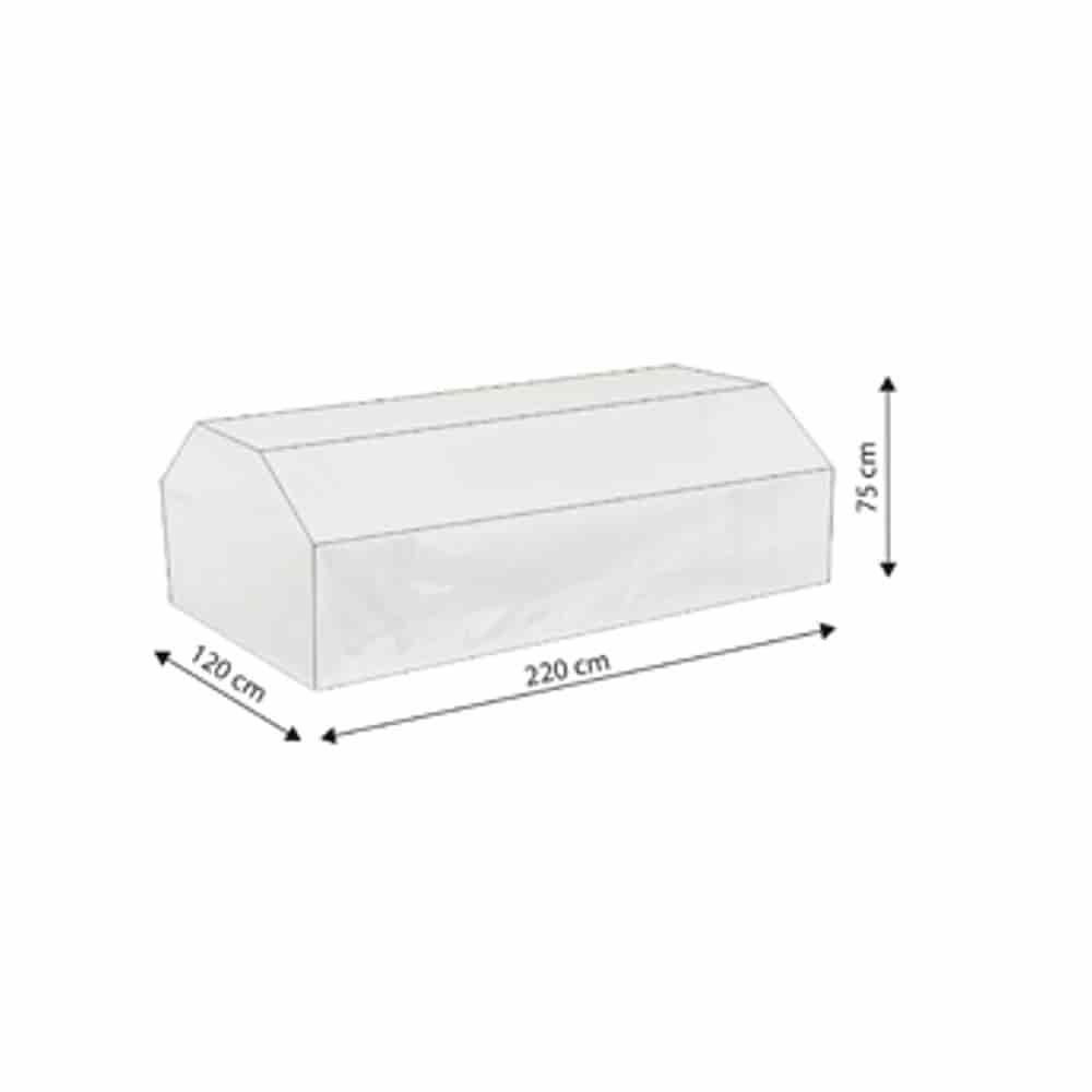 Schutzhülle Deluxe rechteckiger Tisch,ca.90x90x40-13