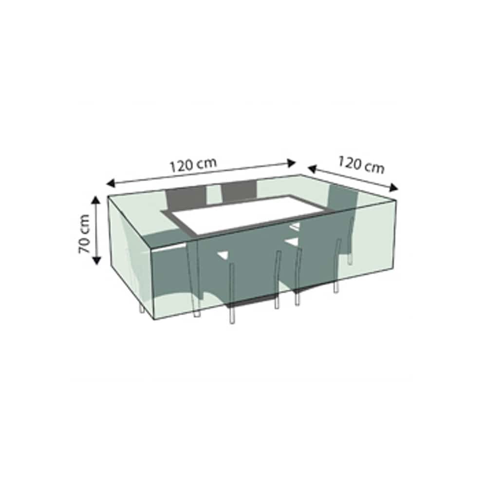 Schutzhülle Deluxe rechteckiger Tisch,ca.90x90x40-27