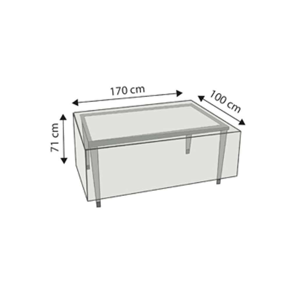 Schutzhülle Deluxe rechteckiger Tisch,ca.90x90x40-32