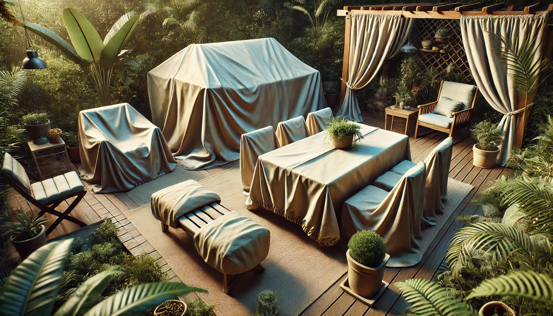 Clúdaigh Chosanta Troscáin Lasmuigh