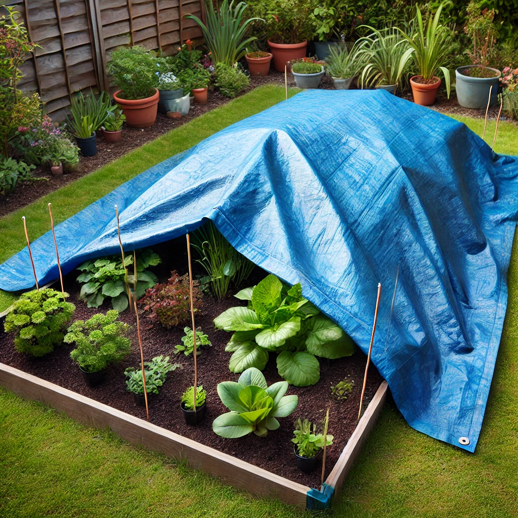 70-g-m²-gorm-Clúdach Tarpaulin