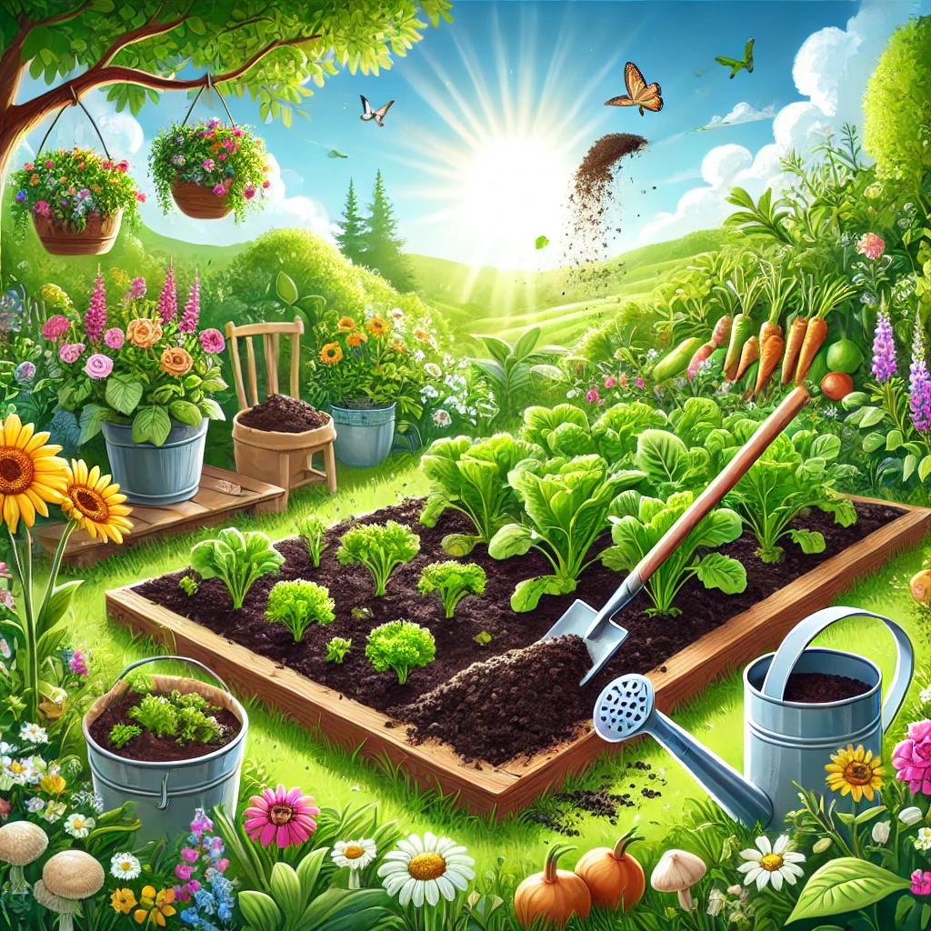 Leasú nádúrtha don ghairdín